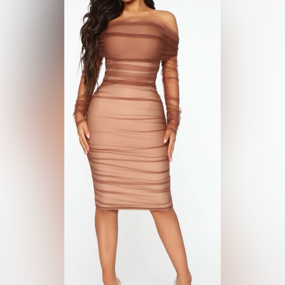 Bandage Midi Dress - Picture 1 of 4